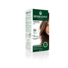 Βιολογική Vegan Φυτική Βαφή Μαλλιών 5N Καστανό Ανοιχτό "Herbatint" 150ml